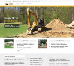 site and septic work website